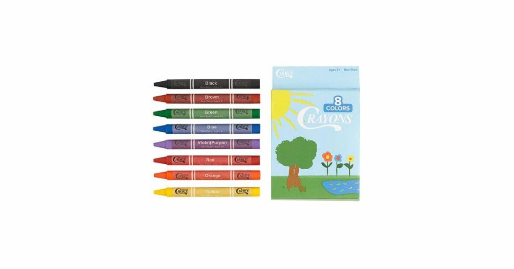 Restaurant Crayons |  100-Count Bulk School Crayon Bucket