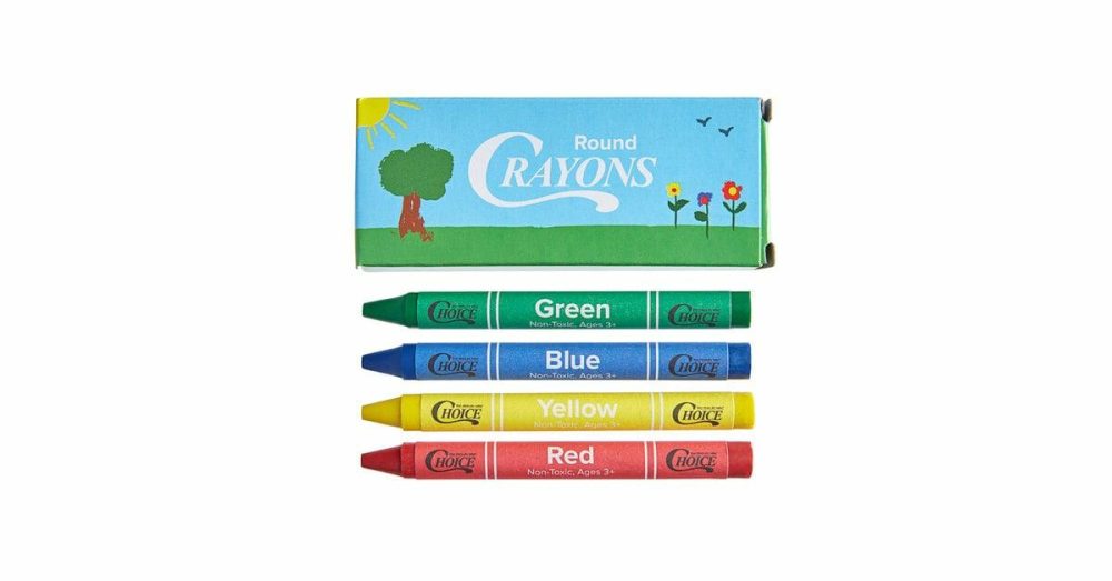 Restaurant Crayons |  3 Pack Kids" Restaurant Crayons In Cello Wrap – 100/Pack