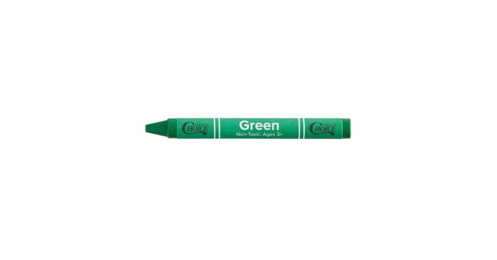 Restaurant Crayons |  Bulk Green Crayon – 500/Box