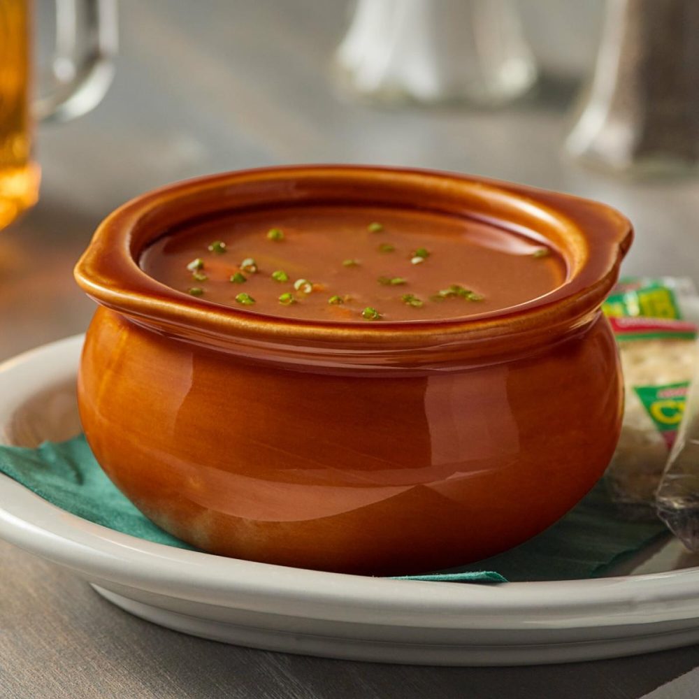 Stoneware Bowls |  12 Oz. Brown Stoneware Onion Soup Crock / Bowl – 24/Case