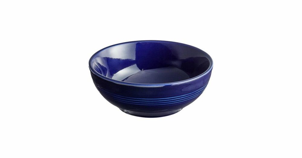 Stoneware Bowls |  Capri 19 Oz. Deep Sea Cobalt Stoneware Bistro Bowl – 12/Case