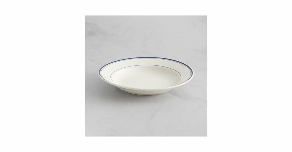 Stoneware Bowls |  Embers 48 Oz. Midnight Blue Matte Stoneware Pasta Bowl – 6/Case