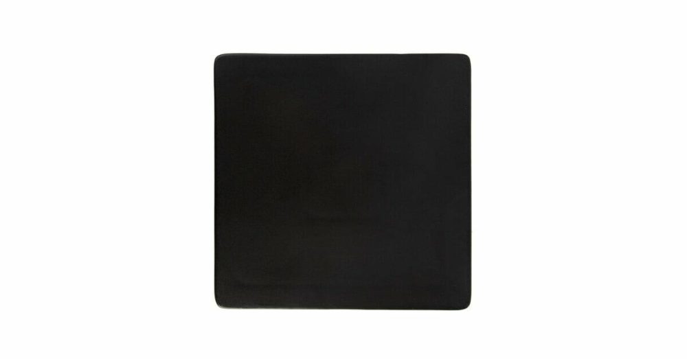 Stoneware Plates |  10 1/2" Matte Black Stoneware Coupe Plate – 12/Case