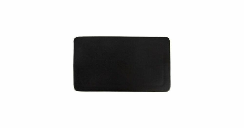 Stoneware Plates |  11" Matte Black Stoneware Coupe Plate – 12/Case