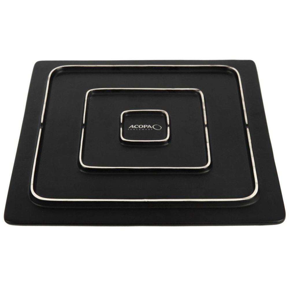 Stoneware Plates |  12 1/4" Matte Black Stoneware Coupe Plate – 12/Case