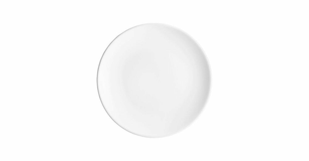 Stoneware Plates |  7 1/4" Ivory (American White) Narrow Rim Stoneware Plate – 36/Case