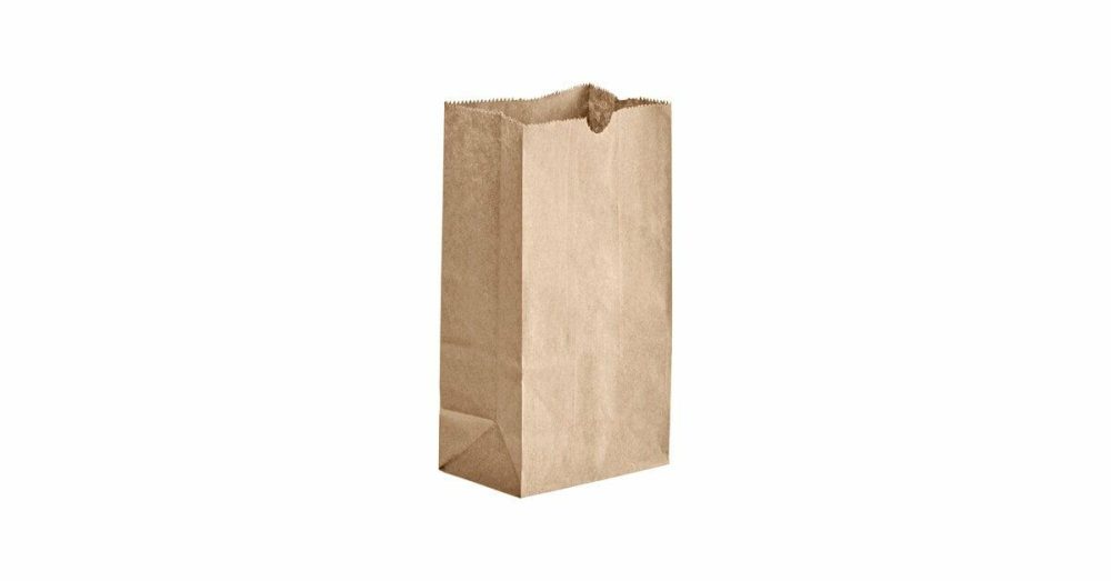 Take-Out Bags |  1 Lb. Natural Kraft Paper Bag – 500/Case