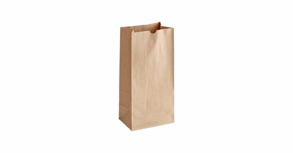 Take-Out Bags |  12 Lb. Extra Heavy-Duty Natural Kraft Bag – 400/Case