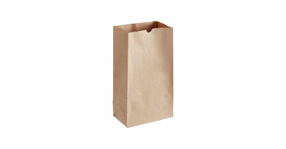 Take-Out Bags |  12 Lb. Heavy-Duty Natural Kraft Paper Bag – 400/Case