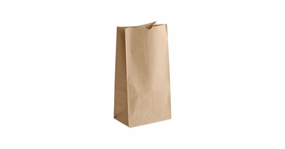 Take-Out Bags |  12 Lb. Natural Kraft Paper Bag – 500/Case