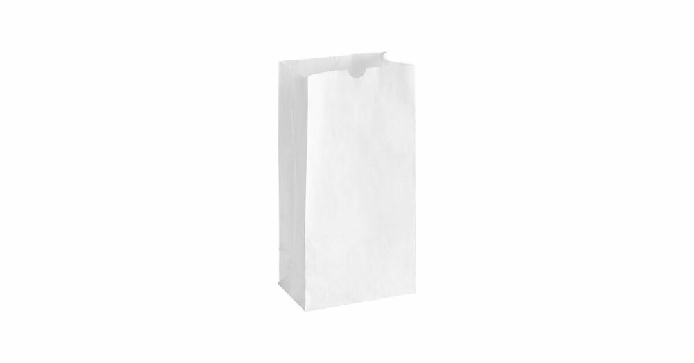 Take-Out Bags |  12 Lb. White Paper Bag – 500/Case