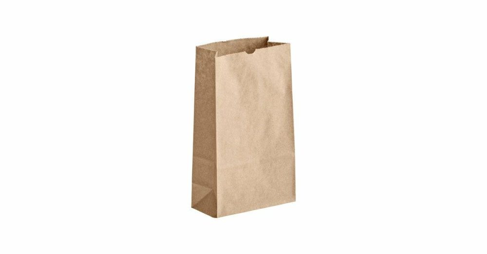 Take-Out Bags |  2 Lb. Natural Kraft Paper Bag – 500/Case