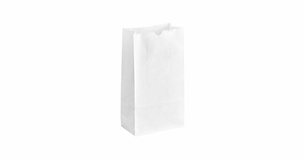 Take-Out Bags |  2 Lb. White Paper Bag – 500/Case