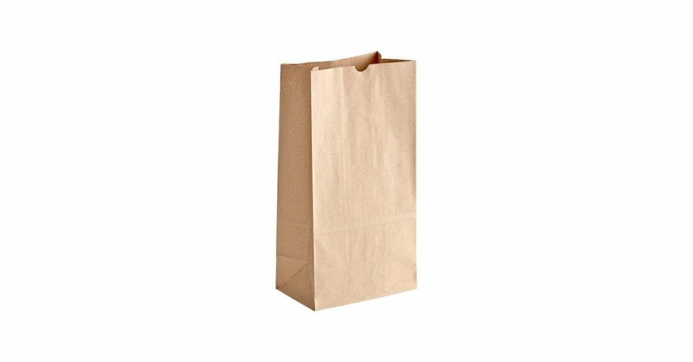 Take-Out Bags |  20 Lb. Extra Heavy-Duty Natural Kraft Bag – 400/Case