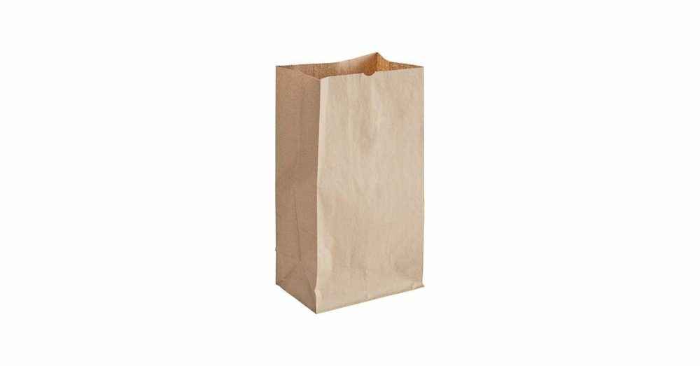 Take-Out Bags |  20 Lb. Natural Kraft Paper Bag – 500/Case