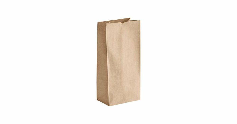 Take-Out Bags |  25 Lb. Natural Kraft Paper Bag – 500/Case