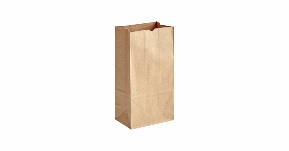 Take-Out Bags |  4 Lb. Heavy-Duty Natural Kraft Bag – 400/Case