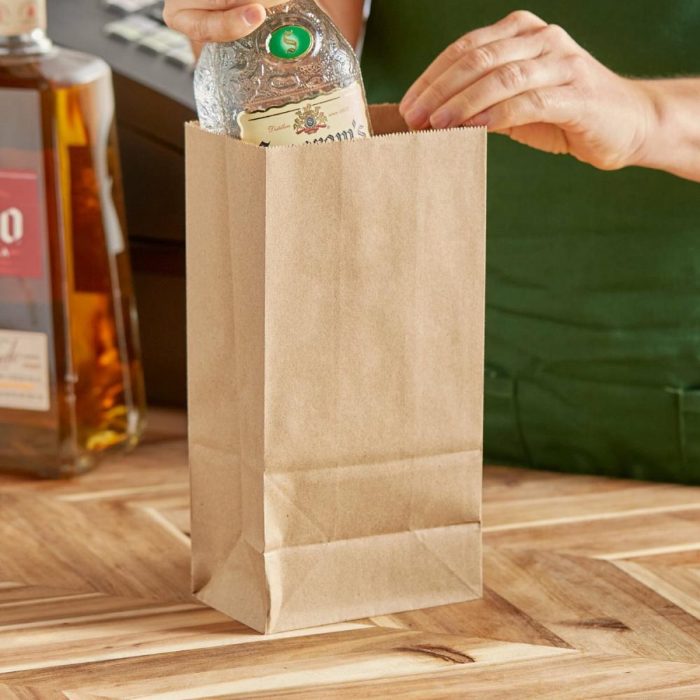 Take-Out Bags |  4 Lb. Heavy-Duty Natural Kraft Bag – 400/Case