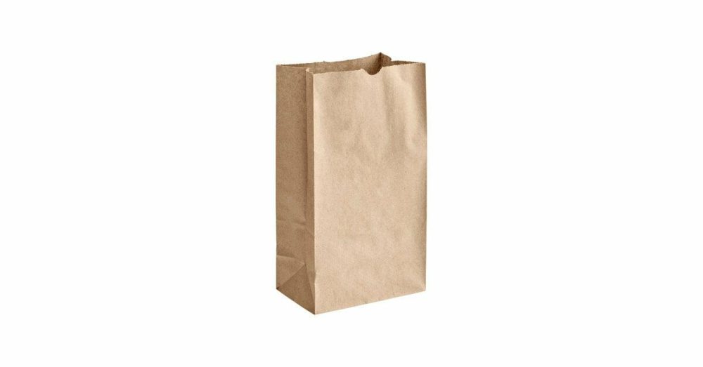 Take-Out Bags |  4 Lb. Natural Kraft Paper Bag – 500/Case