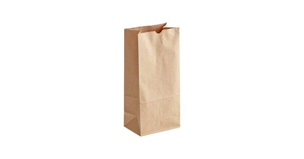 Take-Out Bags |  8 Lb. Heavy-Duty Natural Kraft Bag – 400/Case