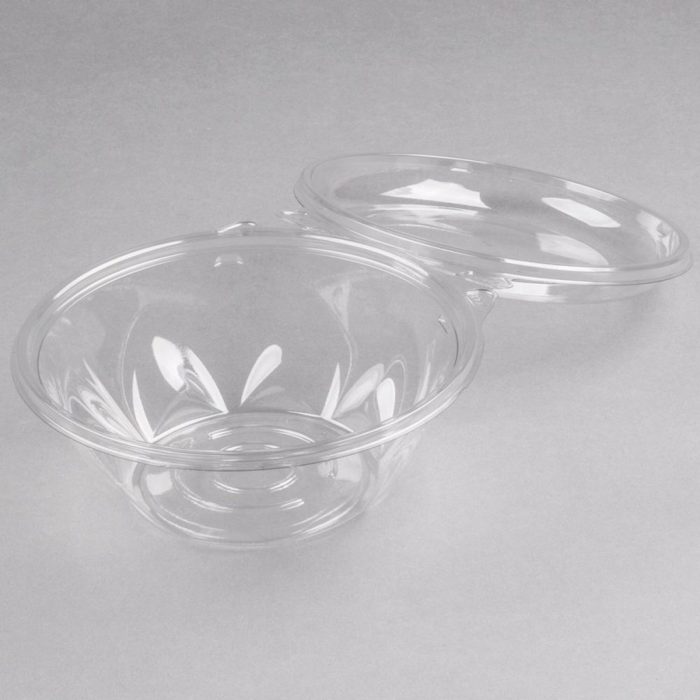 Tamper Evident Packaging |  Safeseal 24 Oz. Plastic Tamper-Resistant, Tamper-Evident Bowl With Dome Lid – 50/Pack