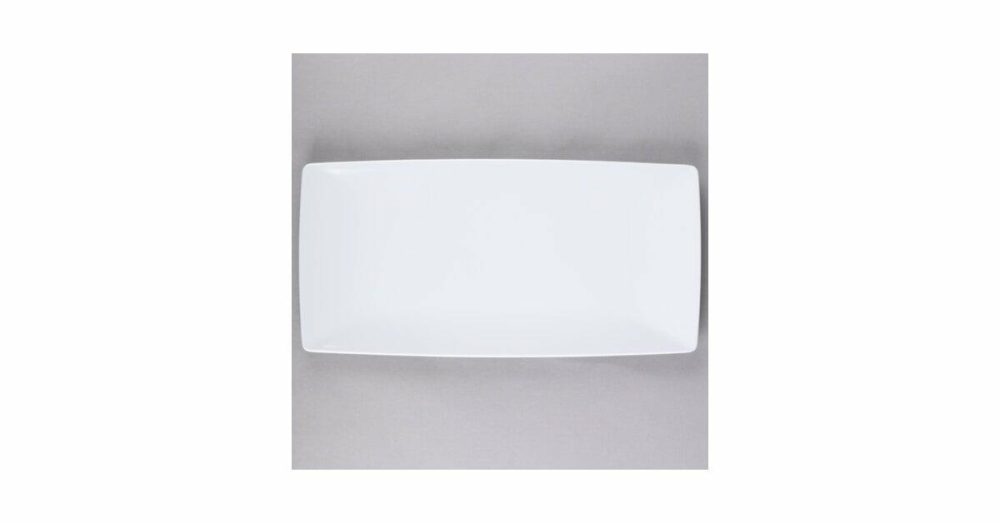 Melamine Trays |  Get Ml-287-W 15" X 7 1/2" White Siciliano Tray