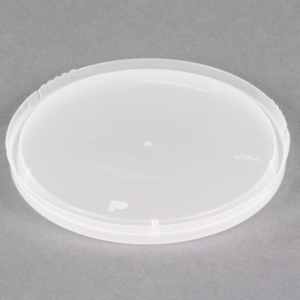 Tamper Evident Packaging |  Tamper Resistant Tamper Evident Translucent Lid For Round Deli Containers – 5/Case