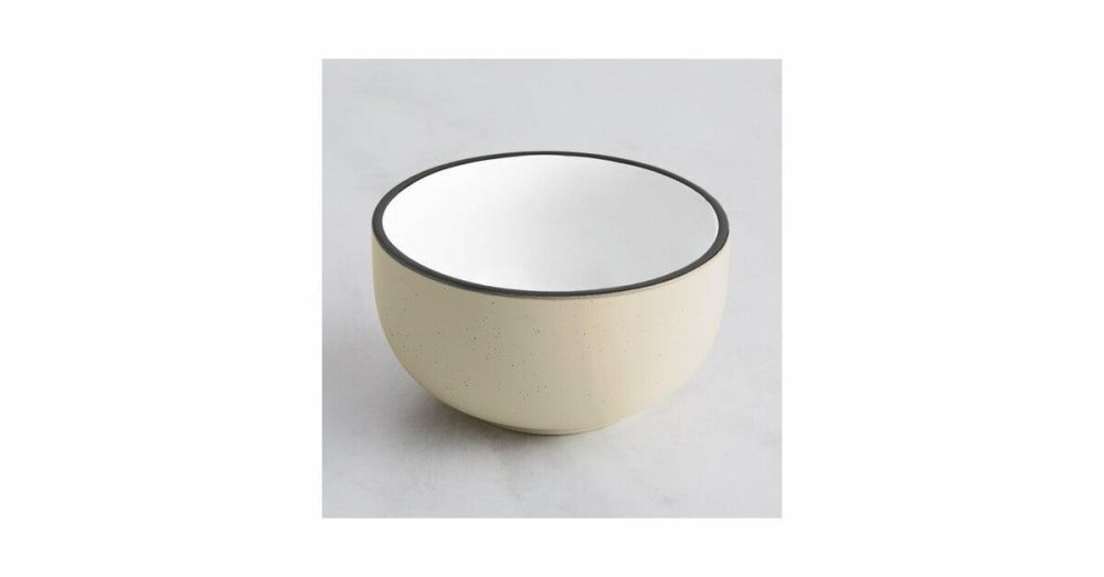 China Bowls |  Embers 18 Oz. Cream White Matte Stoneware Bowl – 12/Case