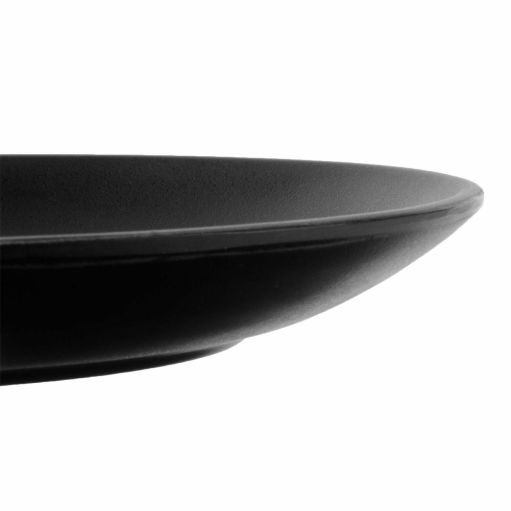 Melamine Plates |  Get Bf-7-Bk Nara 7 1/4" Black Matte Round Melamine Plate – 24/Case