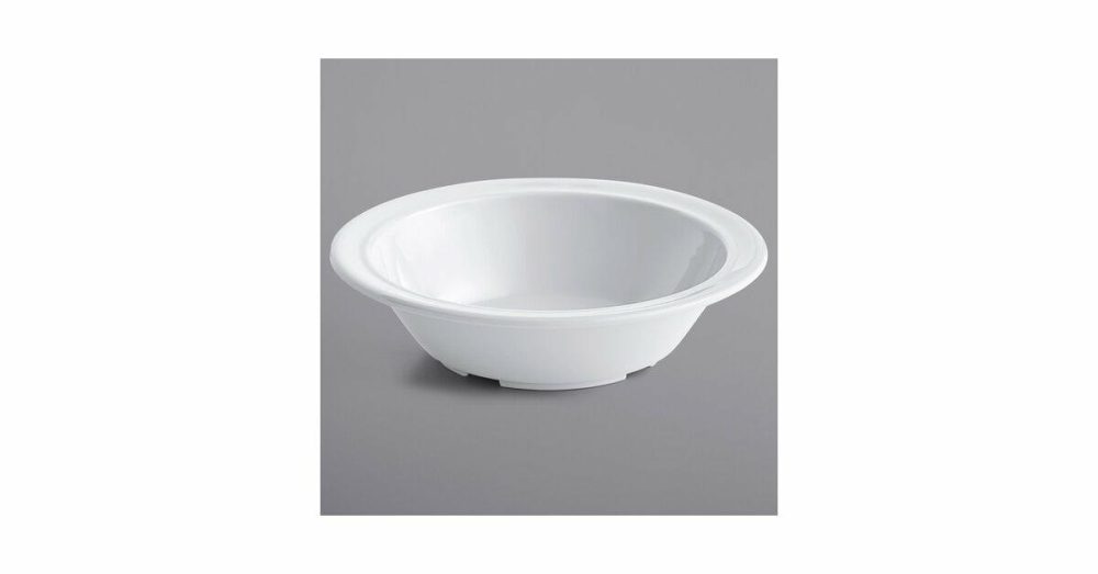 Melamine Bowls |  Foundations 16 Oz. White Wide Rim Melamine Pasta Bowl – 12/Pack