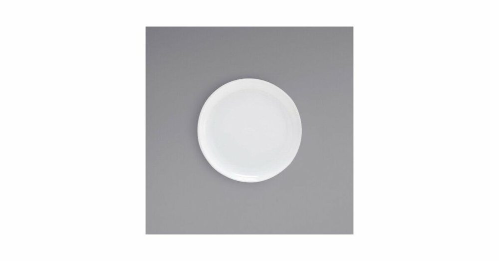 Porcelain Plates |  Dsp018Whp23 Harmony 7 1/2" Bright White Coupe Round Porcelain Plate – 12/Case